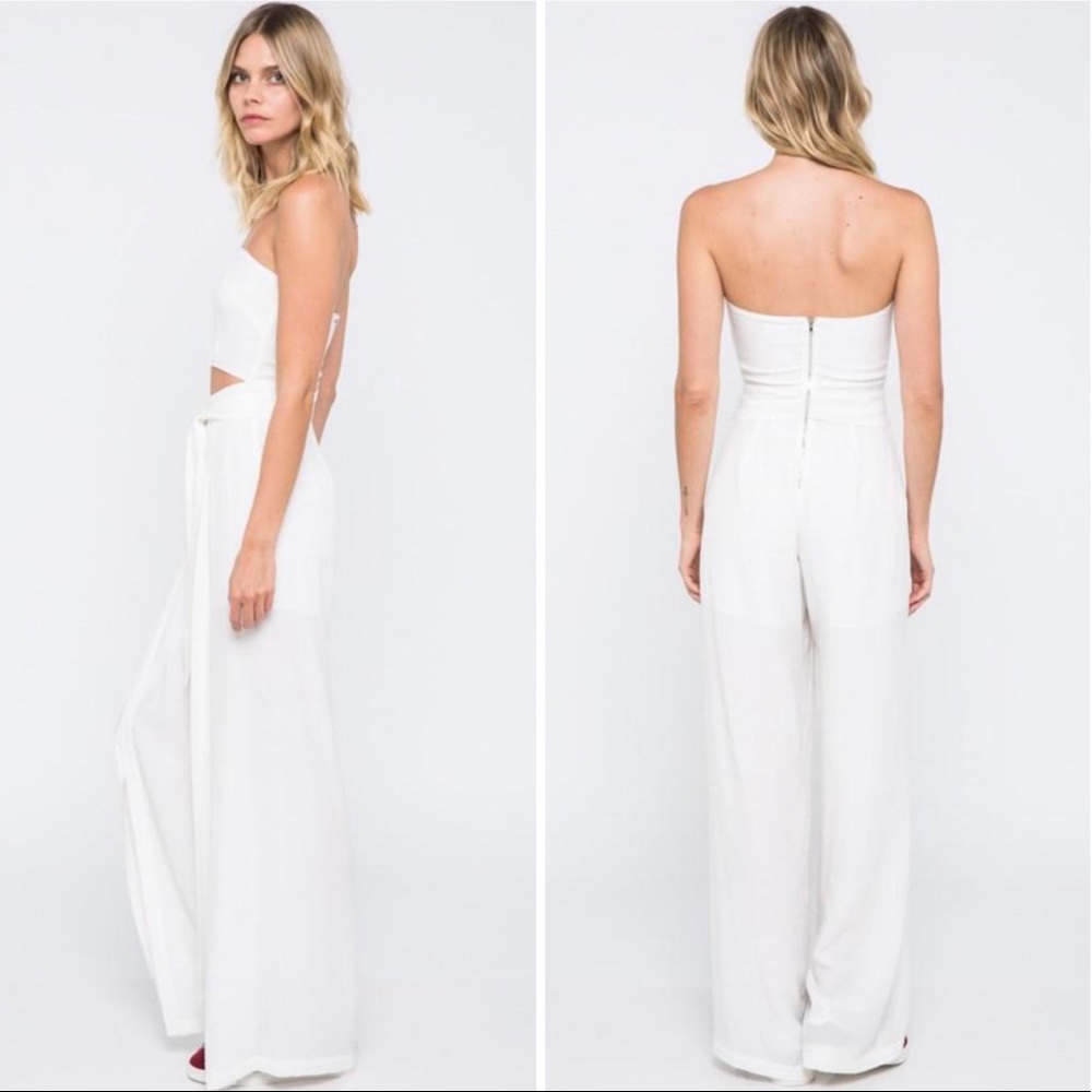 LAST ONE Skylar & Madison Strapless Jumpsuit - Picture 3 of 3